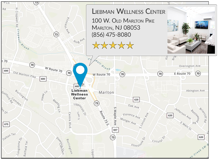 Liebman Wellness Center's location on google map